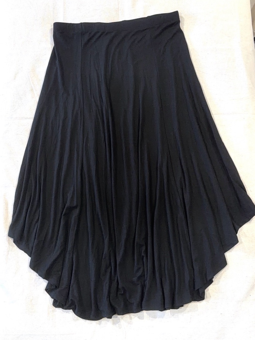 Chico's Black High-Low Flowing Skirt (F11)